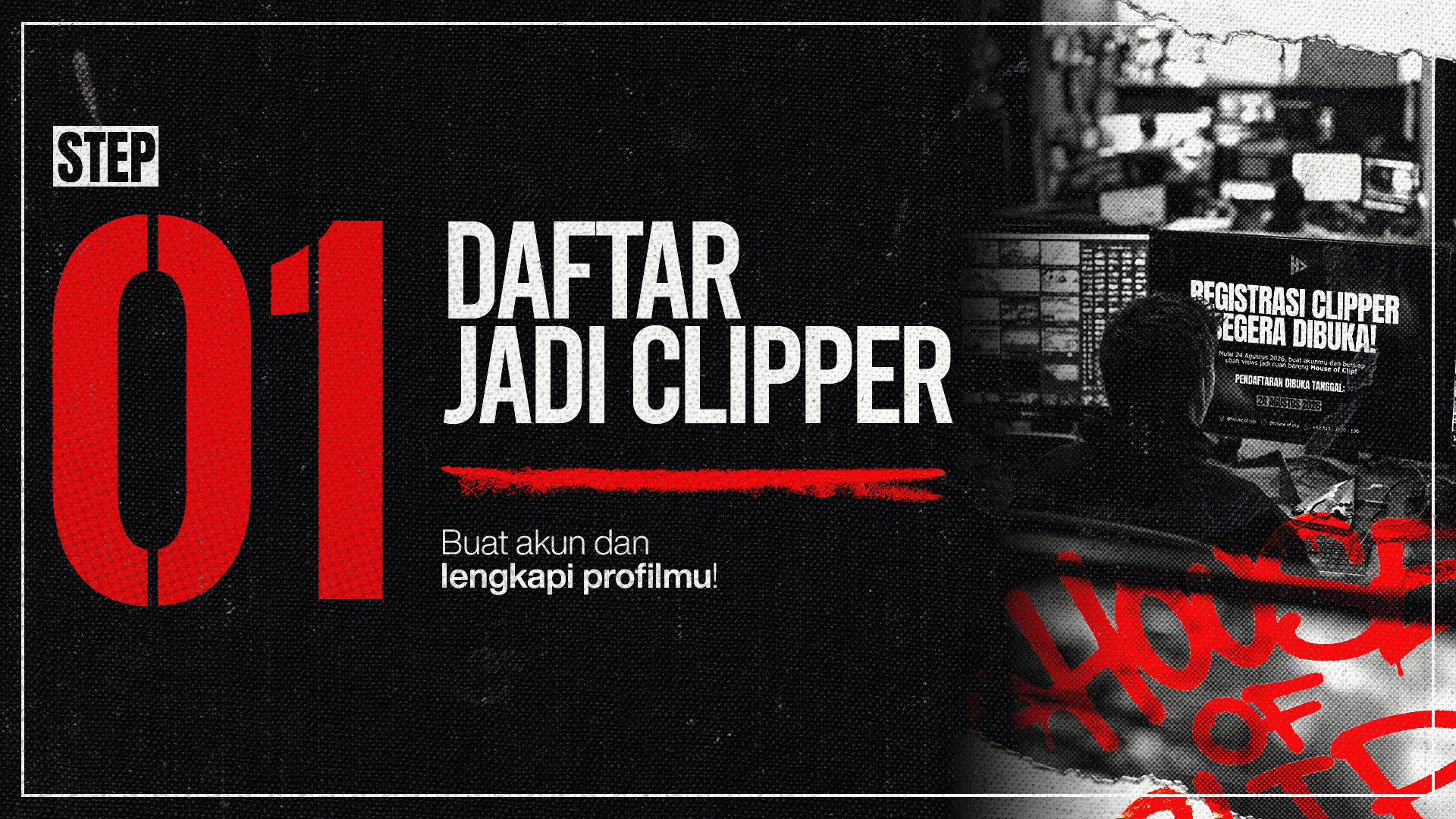 Langkah 01 — Daftar jadi clipper